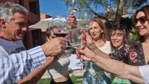 Vino entre amigos en la Ribera del Duero 