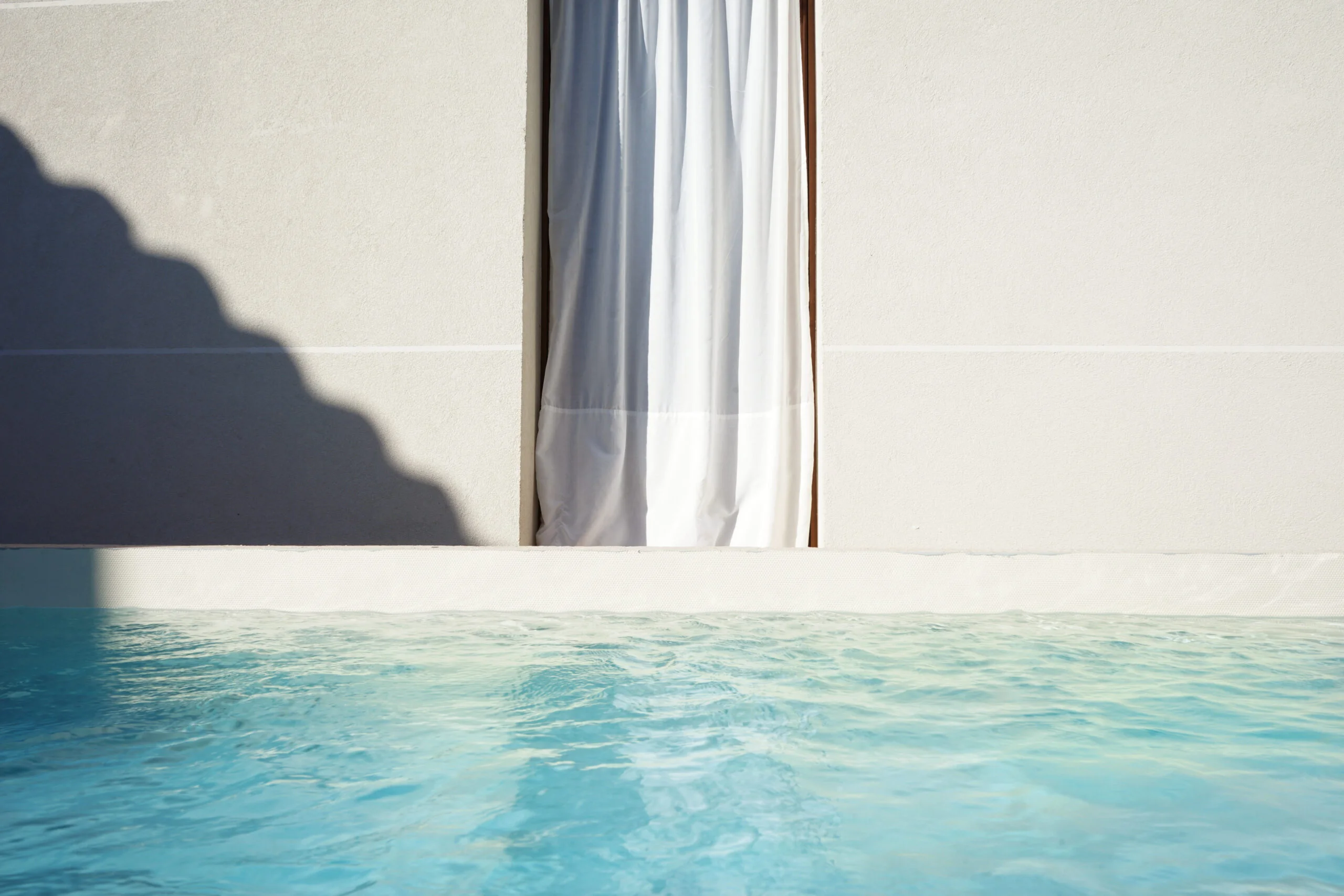 Piscina privada de la Casa Rural del Palomar en La Ren Lecrés, Vadocondes, Ribera del Duero, Burgos