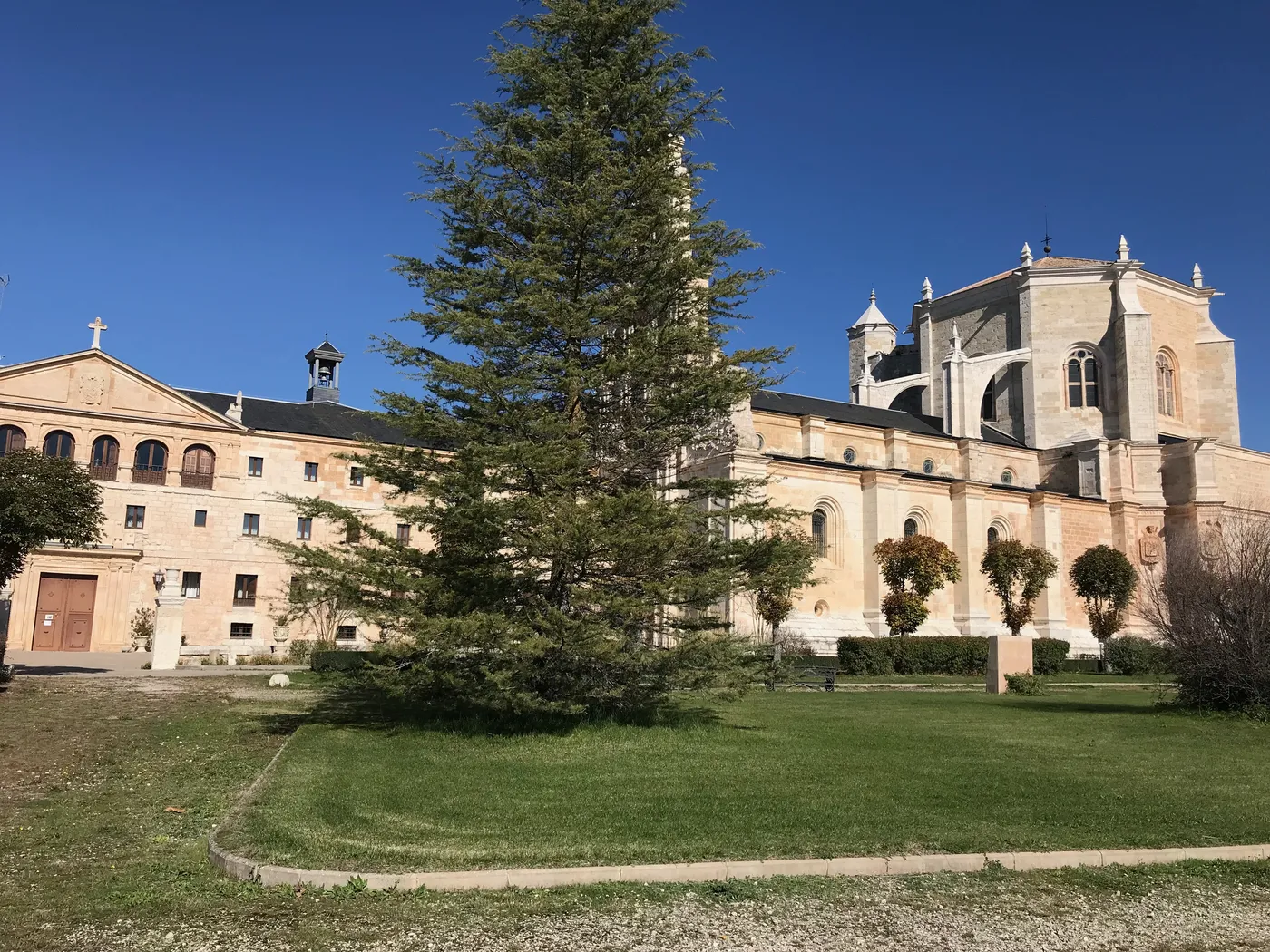 Vista del conjunto del Monasterio de La Vid